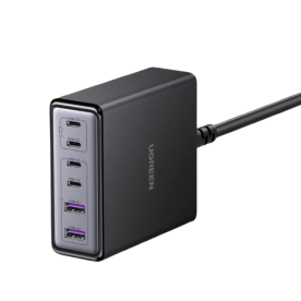 Зарядний пристрій UGREEN X765 GaN 100W 6-Port Desktop Charger (Black)